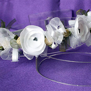Diademas, tocados, broches para comunión