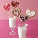 Receta de galletas caseras: Piruletas San Valentín