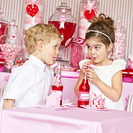 Fiesta de San Valentín para niños. 
