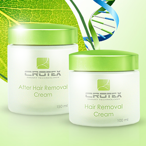 Crema depilatoria permanente