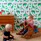 Papeles pintados para decorar dormitorios infantiles. Ferm Living