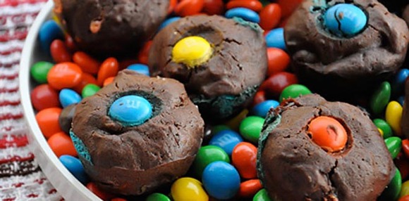 Receta de Brownie. Botones de Brownies. Una receta fácil para hacer con niños