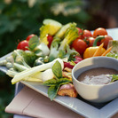 Crudités con salsas variadas.  Recetas fáciles y rápidas.