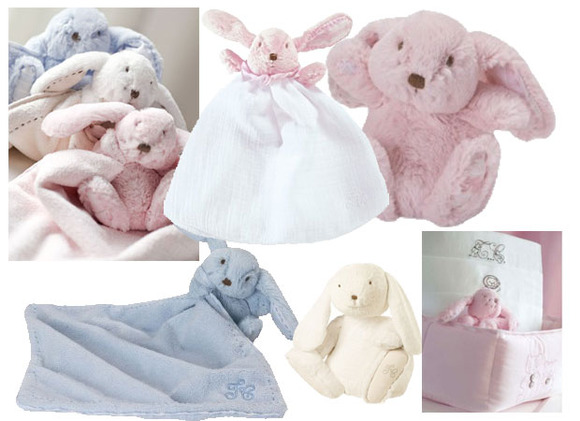 Agustin el conejo uno de los peluches amorosos de Tartine et Chocolat