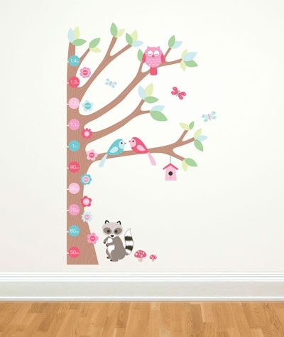 Pegatina y vinilos con forma de arbol para niños