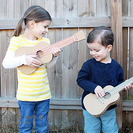Guitarras de cartón para niños
