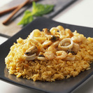 Arroz caldoso con gambas