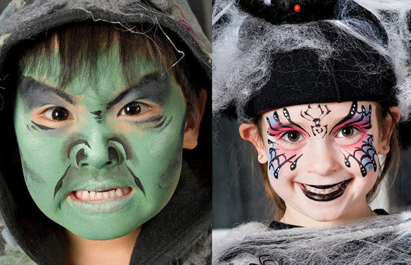 Cómo maquillar a mi niño. Maquillaje de Halloween para niños