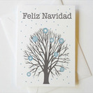 Tarjetas de Navidad para imprimir. Árbol de Navidad