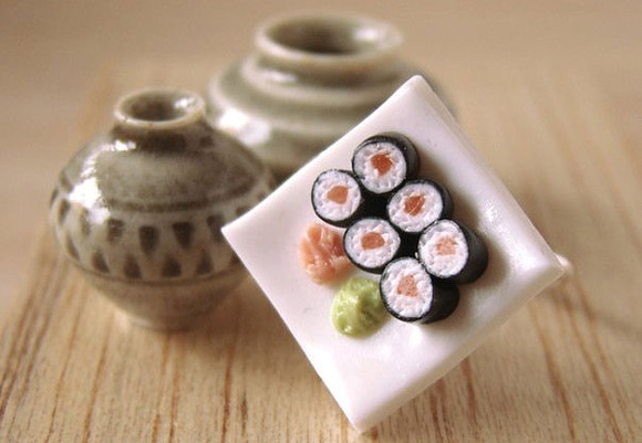 Un anillo para las amantes del sushi