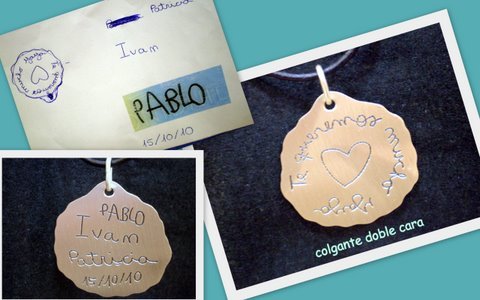 Joyas personalizadas con los dibujos de tus hijos