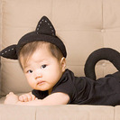 Disfraz casero de gato para bebés
