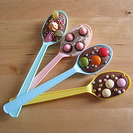 Cucharas de chocolate para hacer con niños