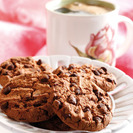 Galletas de mantequilla con tropezones de chocolate