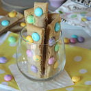 Barritas cookies con lacasitos