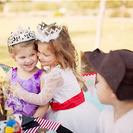 Fiesta de cumpleaños de princesas y piratas
