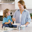 Niños más sanos si quien cocina es mamá