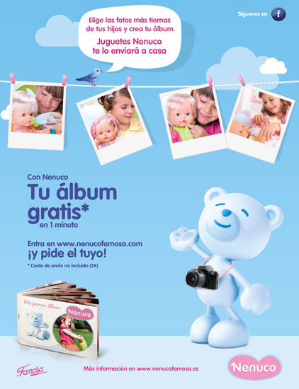 Tu álbum de fotos gratis con Nenuco
