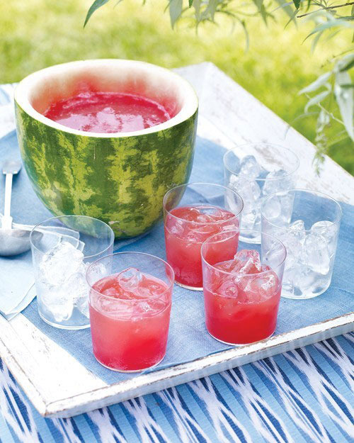 Bebidas de frutas para el verano
