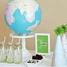 Fiesta de cumpleaños inspirada en la geografía y la tierra
