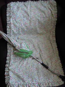 Colchoneta y sombrilla