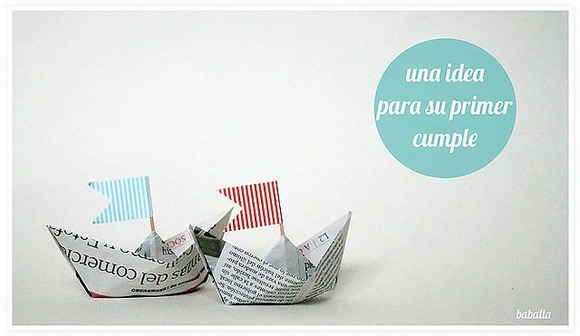 Ideas de cumpleaños para niños de 1 año. Fiesta de barcos