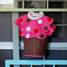 Disfraz casero de cupcake para niñas