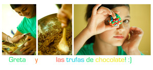 Deliciosas bolitas de galletas y chocolate