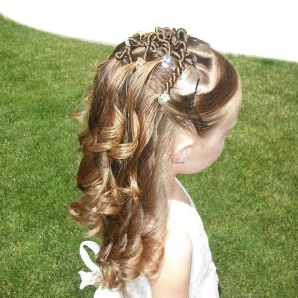 Peinado para Niña: Semi Recogido, Bucles y Más