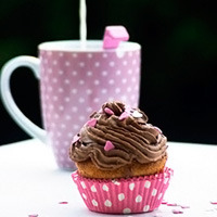 Receta de muffins de trufa Receta de muffins de trufa