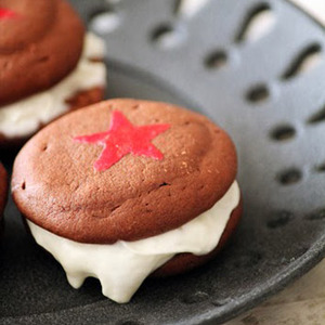 Whoopies de chocolate Whoopies de chocolate