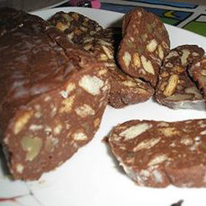 Morcilla de chocolate