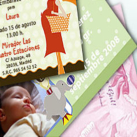 Vista Print. Invitaciones y recordatorios