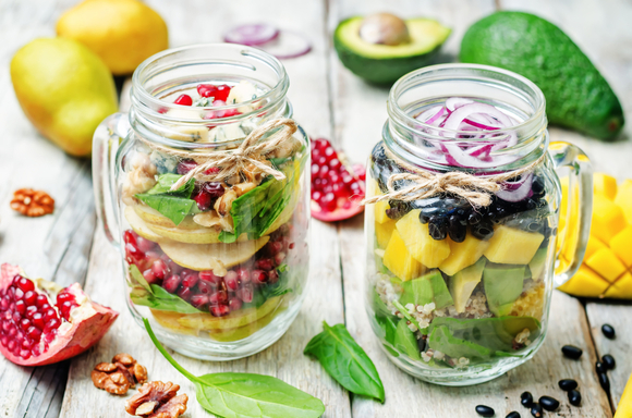 Ensaladas deliciosas y fresquitas