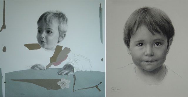 retratos de niños