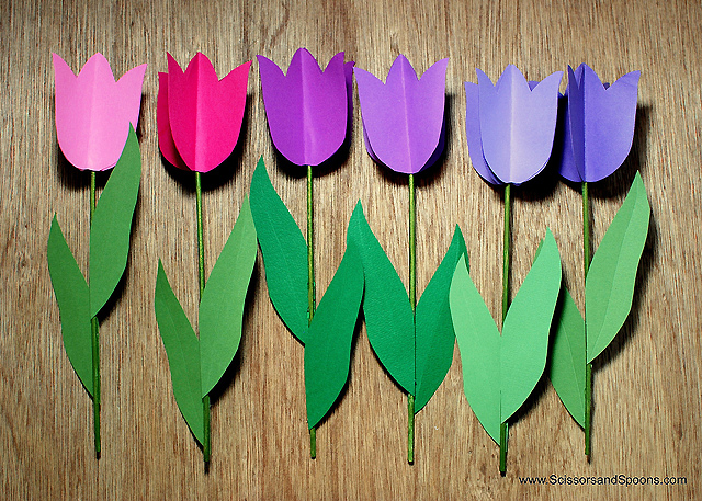 DIY Paper Tulips DIY Paper Tulips