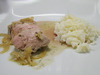 Solomillo de cerdo con vino blanco