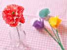 Flores de papel para el día de la Madre