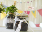 Envase artesanal para plantas aromáticas